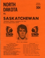 1976-77 U. of North Dakota game program