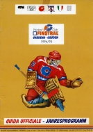 1994-95 Val Gardena HC game program