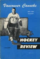 1959-60 Vancouver Canucks game program