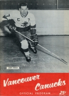 1962-63 Vancouver Canucks game program
