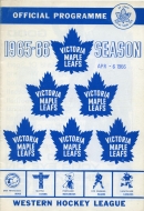 1965-66 Victoria Maple Leafs game program