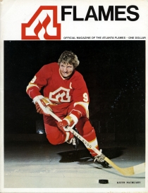 Atlanta Flames 1972-73 game program