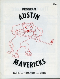 Austin Mavericks 1979-80 game program
