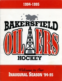 Bakersfield Oilers 1994-95 game program
