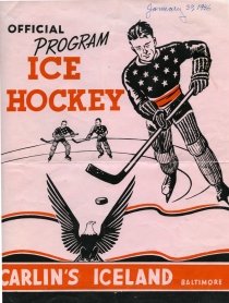 Baltimore Clippers 1945-46 game program