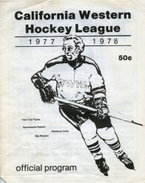 Bay Blazers 1977-78 game program
