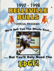 Belleville Bulls 1997-98 game program