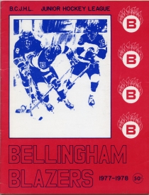 Bellingham Blazers 1977-78 game program