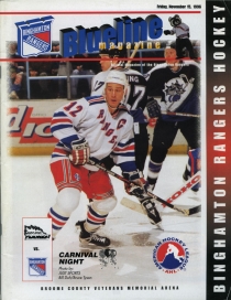 Binghamton Rangers 1996-97 game program