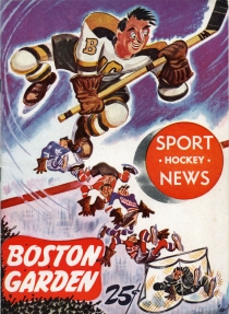 Boston Bruins 1948-49 game program