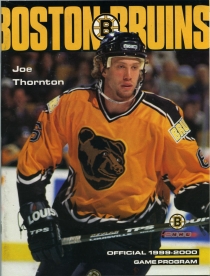 Boston Bruins 1999-00 game program