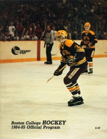Boston College 1984-85 game program