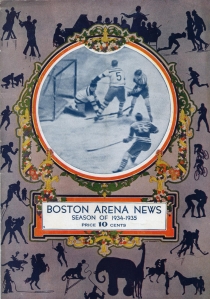 Boston Cubs 1934-35 game program