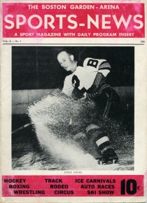Boston Olympics 1937-38 game program