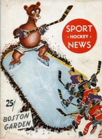 Boston Olympics 1949-50 game program