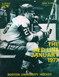 Boston University 1976-77 game program