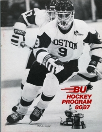 Boston University 1986-87 game program