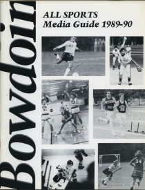 Bowdoin College 1989-90 game program