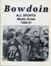 Bowdoin College 1990-91 game program