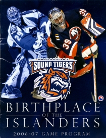 Bridgeport Sound Tigers 2006-07 game program