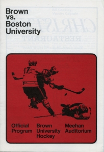 Brown University 1971-72 game program
