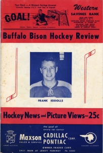 Buffalo Bisons 1953-54 game program