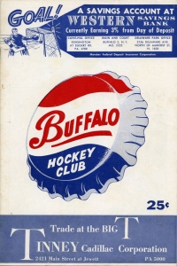 Buffalo Bisons 1958-59 game program