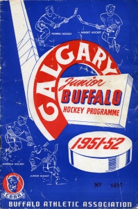 Calgary Buffaloes 1951-52 game program
