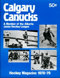 Calgary Canucks 1978-79 game program