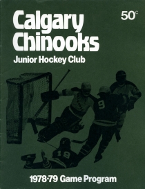 Calgary Chinooks 1978-79 game program