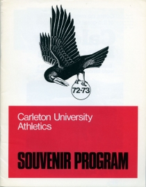 Carleton University 1972-73 game program