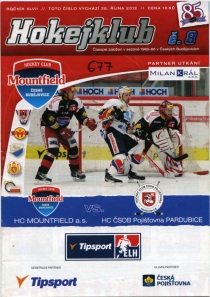Ceske Budejovice HC 2012-13 game program
