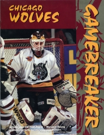 Chicago Wolves 1994-95 game program