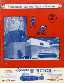 Cincinnati Mohawks 1951-52 game program