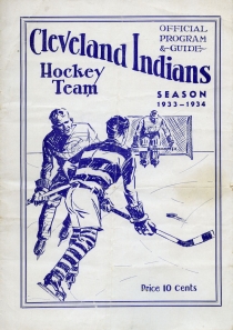 Cleveland Indians 1933-34 game program