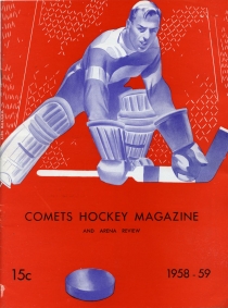 Clinton Comets 1958-59 game program