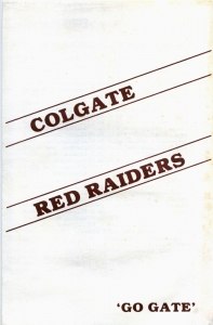Colgate University 1988-89 game program