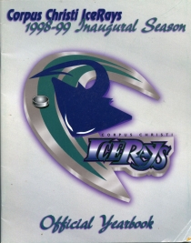 Corpus Christi Icerays 1998-99 game program