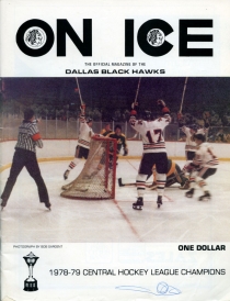 Dallas Black Hawks 1979-80 game program