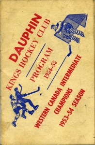 Dauphin Kings 1954-55 game program