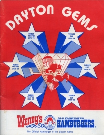 Dayton Gems 1976-77 game program