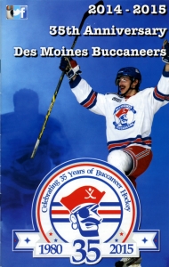 Des Moines Buccaneers 2014-15 game program