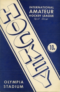 Detroit Hettche 1951-52 game program