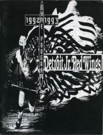 Detroit Junior Red Wings 1992-93 game program