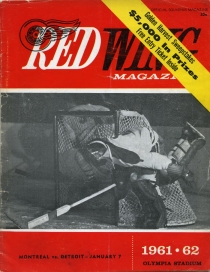 Detroit Red Wings 1961-62 game program