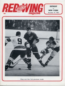 Detroit Red Wings 1966-67 game program