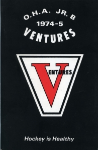 Dixie Ventures 1974-75 game program