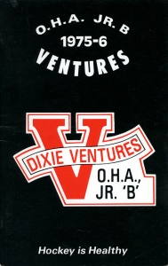 Dixie Ventures 1975-76 game program