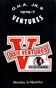 Dixie Ventures 1976-77 game program