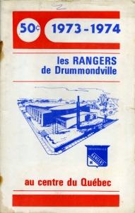 Drummondville Rangers 1973-74 game program
